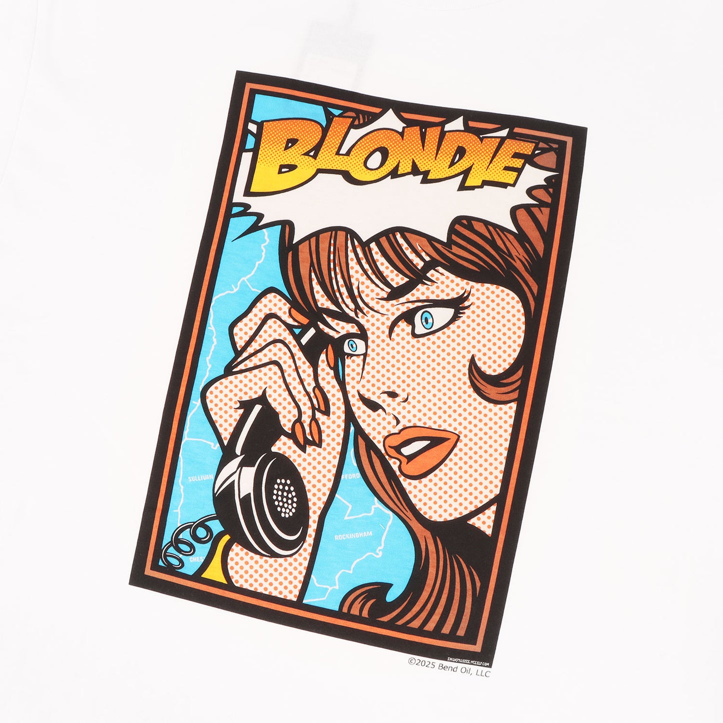 25SS グラフィック バンド Tシャツ (Blondie × MINEDENIM Crewneck T-SH)