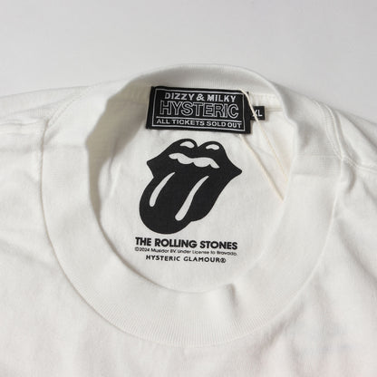 24AW × THE ROLLING STONES/HYSTERIC&STEEL WHEELS Tシャツ (02243CL13)