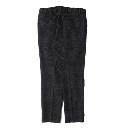 24AW ウールコットンダブルジャガード シャーリングパンツ (61-04-45-04701) / MADE IN JAPAN