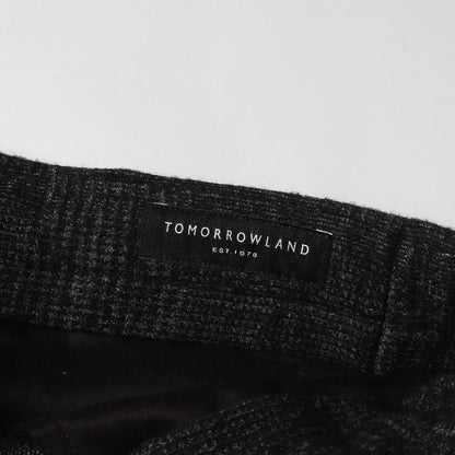 24AW ウールコットンダブルジャガード シャーリングパンツ (61-04-45-04701) / MADE IN JAPAN
