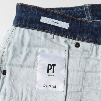ストレッチ コットン デニムパンツ (REAGGAE)