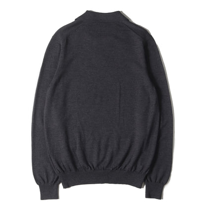 23AW 12ゲージ メリノウール スキッパーニット セーター (57189 14213)