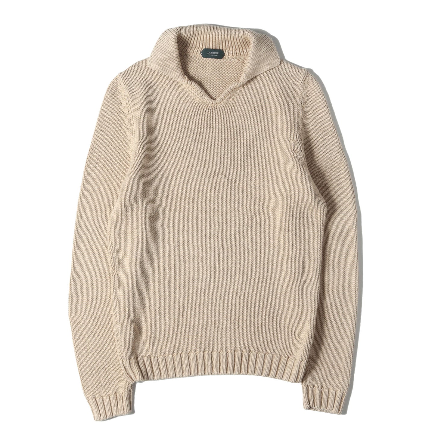 スキッパー コットン ニット セーター (811932 ZY377) / MADE IN ITALY