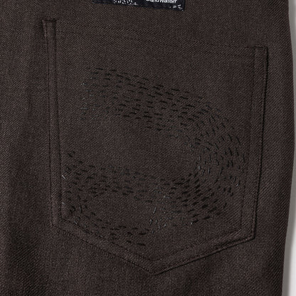 25AW ブーツカット ポリツイル 5ポケット パンツ (RESEARCHED 5P PANTS POLY MIX TWILL SW-P0504)