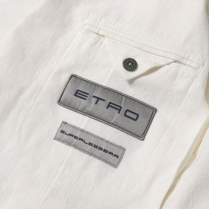 シャドー ペイズリー 2B テーラード ジャケット