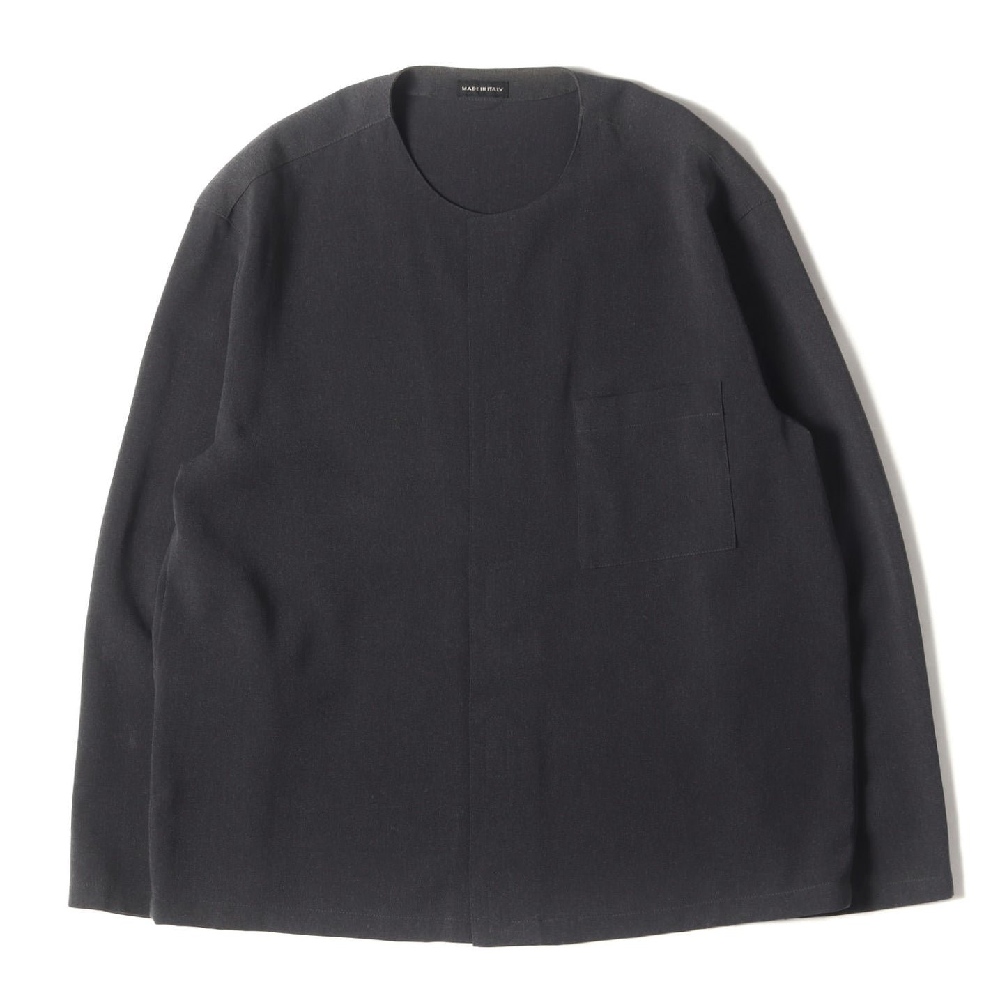 90s ノーカラー シャツ / A MILANO BORGONUOVO 21