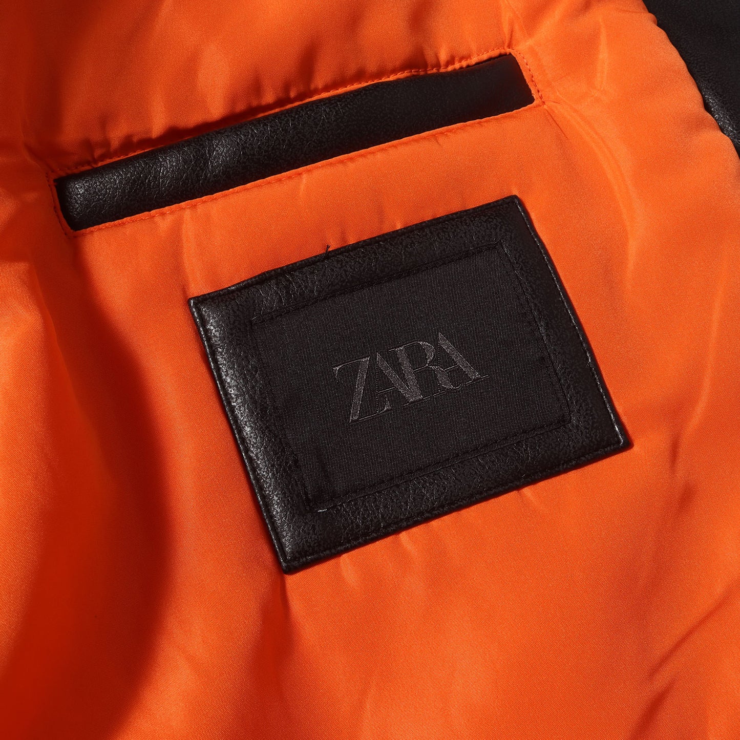 24AW フェイクレザー ボンバージャケット