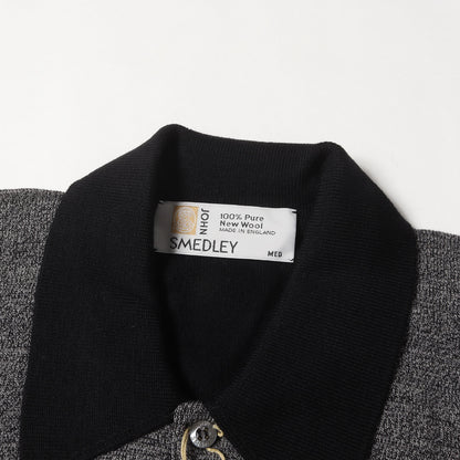 旧タグ ツートーン ニット ポロシャツ / MADE IN ENGLAND