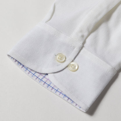 ワンポイント 刺繍 ピケ ロングスリーブ ポロシャツ (PERFORMANCE POLO) / ORIGINAL FIT