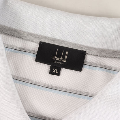 近年モデル ワンポイント刺繍ポケット ボーダー ピケ ポロシャツ