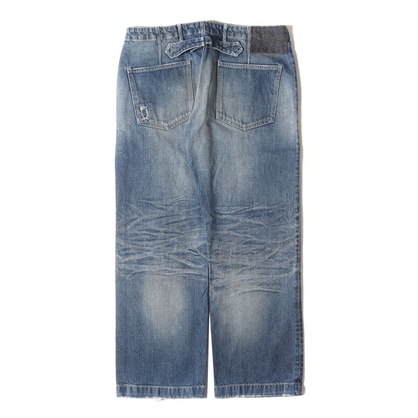 ヴィンテージ加工 デニム ワークパンツ (222060058-1079) / MADE IN JAPAN