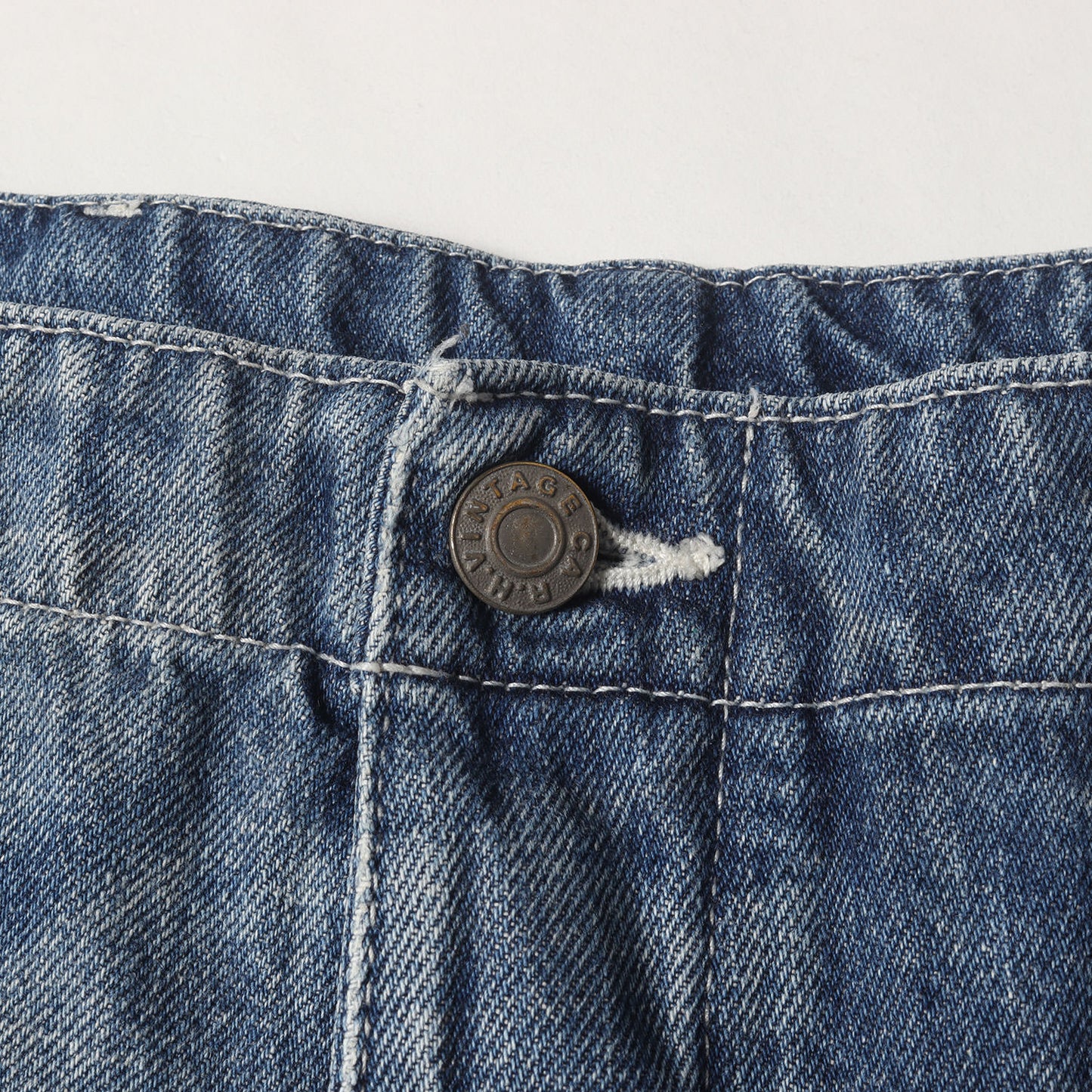 ヴィンテージ加工 デニム ワークパンツ (222060058-1079) / MADE IN JAPAN