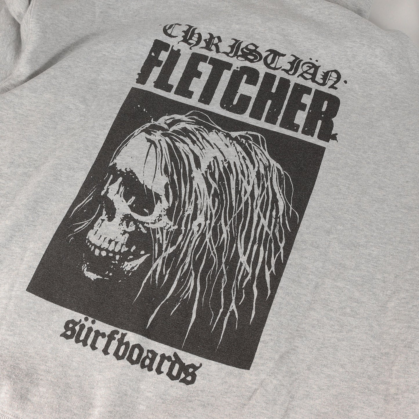 23SS × Christian Fletcher バックグラフィック スウェット パーカー