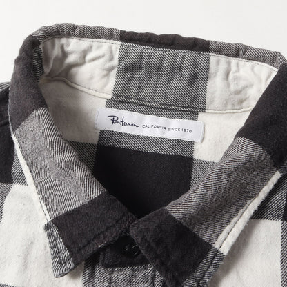クラッシュ リペア加工 バッファローチェック フランネル シャツ / MADE IN JAPAN