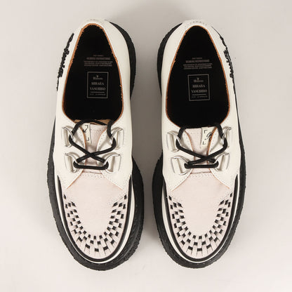 25AW × BEDWIN レザー インターレース シューズ (BEDWIN & THE MMY General Scale. DAVID Leather Inter Lace Shoes)