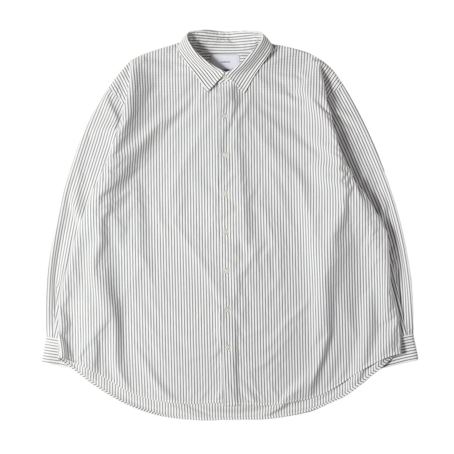 23SS ペンシルストライプ ジャージー ドレスシャツ (PENCIL STRIPE DRESS JERSEY SHIRT)