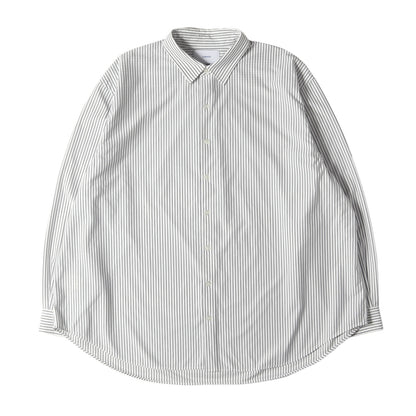 23SS ペンシルストライプ ジャージー ドレスシャツ (PENCIL STRIPE DRESS JERSEY SHIRT)