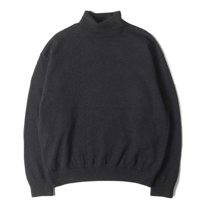 タートルネック コットンカシミヤ ニット セーター (Cotton cashmere turtle)