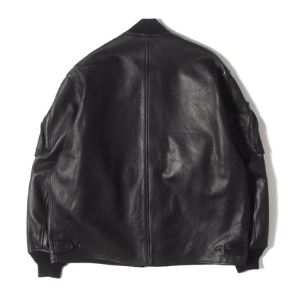 24AW ゴートレザー ミリタリー フライト ボンバー ジャケット (MIL Flight Jacket Leather) / BEAMS PLUS