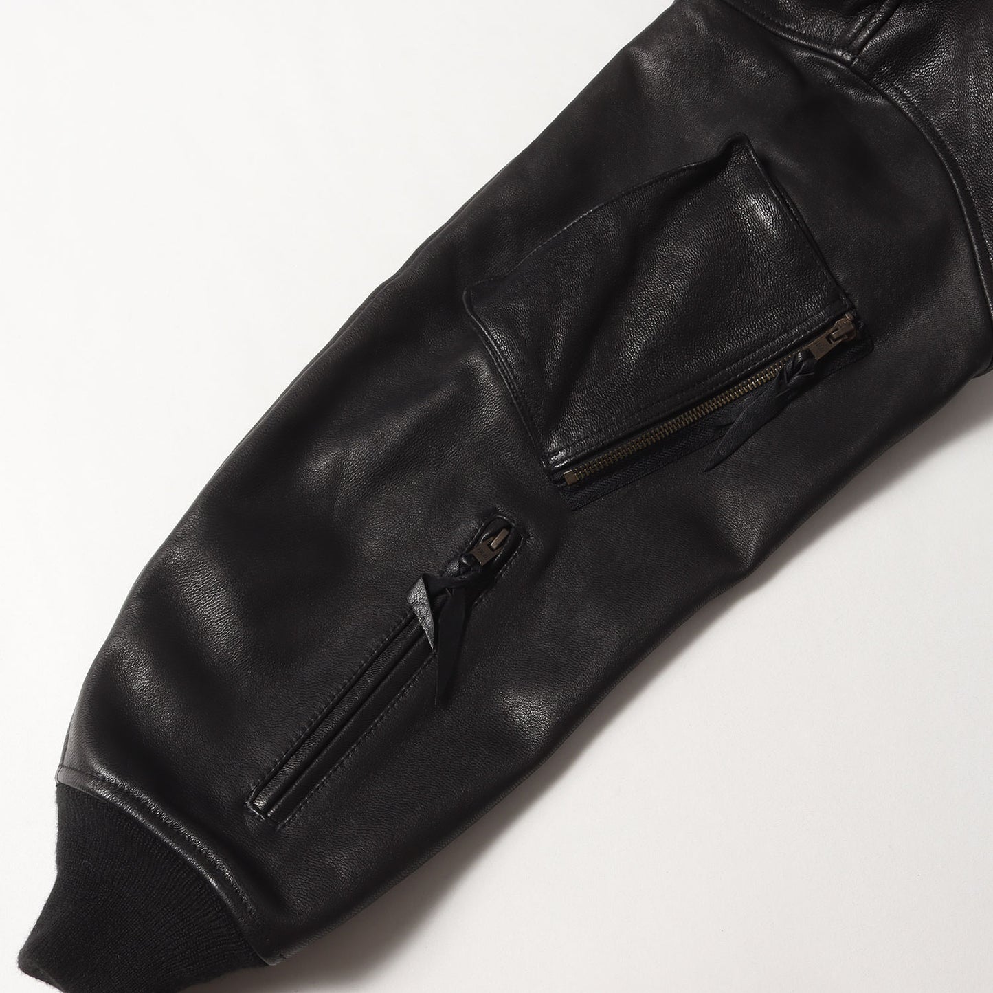 24AW ゴートレザー ミリタリー フライト ボンバー ジャケット (MIL Flight Jacket Leather) / BEAMS PLUS