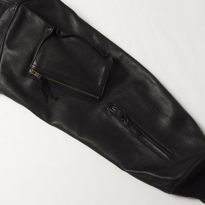 24AW ゴートレザー ミリタリー フライト ボンバー ジャケット (MIL Flight Jacket Leather) / BEAMS PLUS