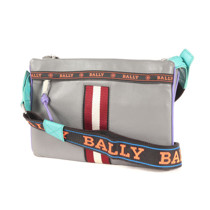 ロゴジャガード ショルダー レザー バッグ (HARVEY.MC)