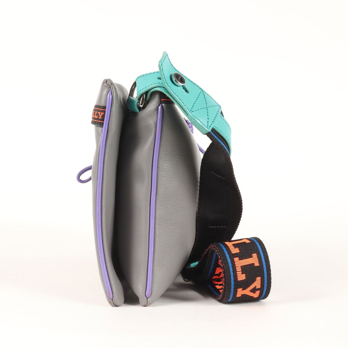 ロゴジャガード ショルダー レザー バッグ (HARVEY.MC)