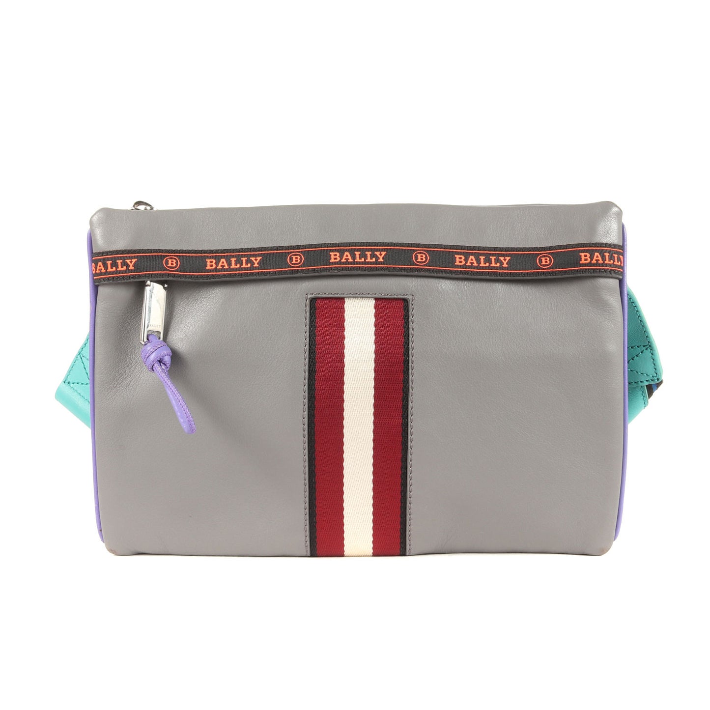 ロゴジャガード ショルダー レザー バッグ (HARVEY.MC)