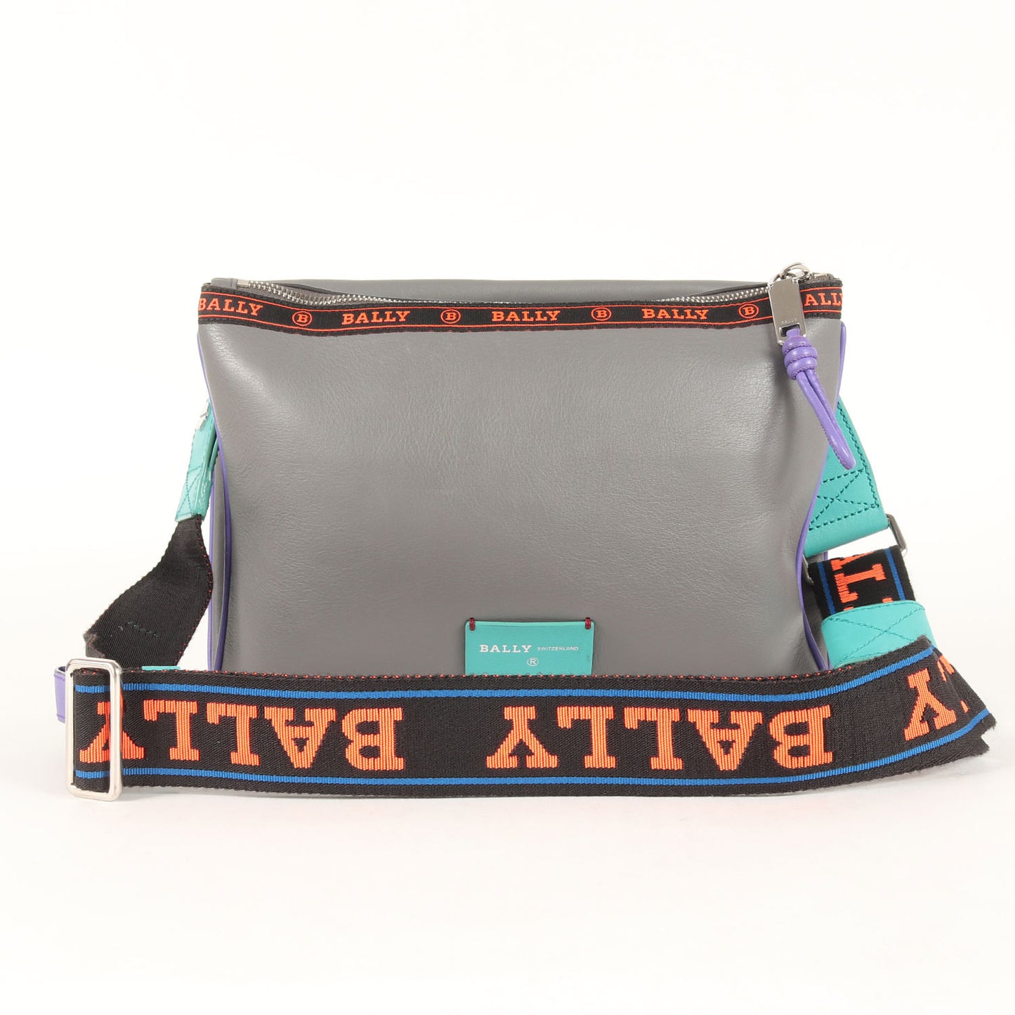 ロゴジャガード ショルダー レザー バッグ (HARVEY.MC)