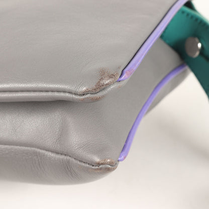 ロゴジャガード ショルダー レザー バッグ (HARVEY.MC)