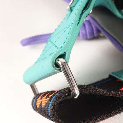 ロゴジャガード ショルダー レザー バッグ (HARVEY.MC)