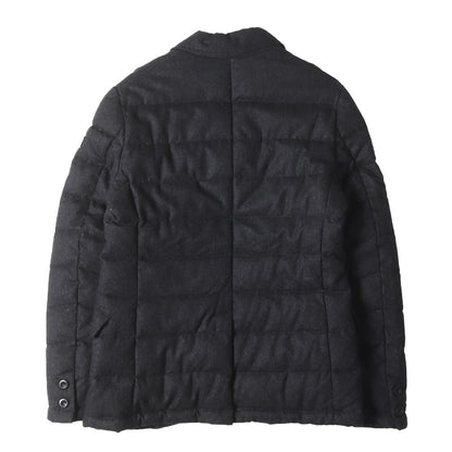 MELINI サキソニー カシミヤ混 ウール ダウンジャケット