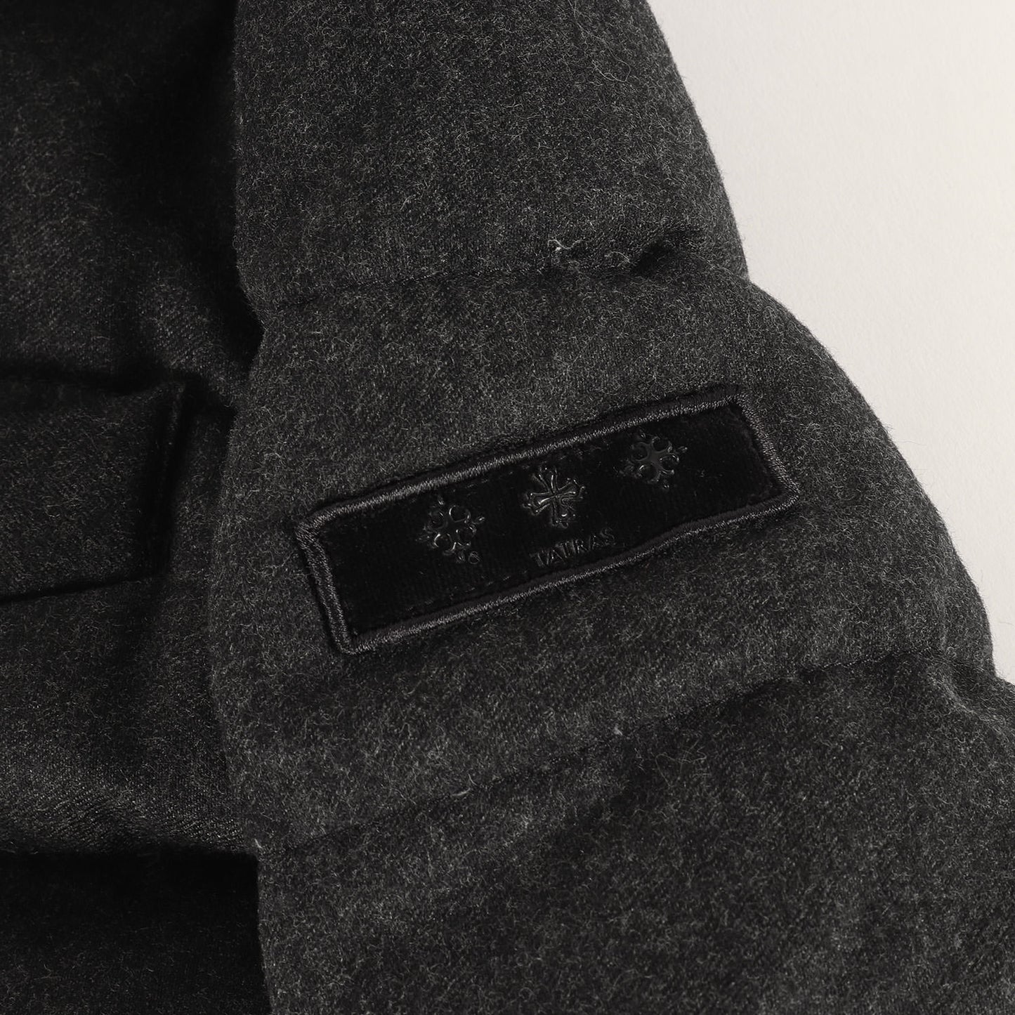 MELINI サキソニー カシミヤ混 ウール ダウンジャケット