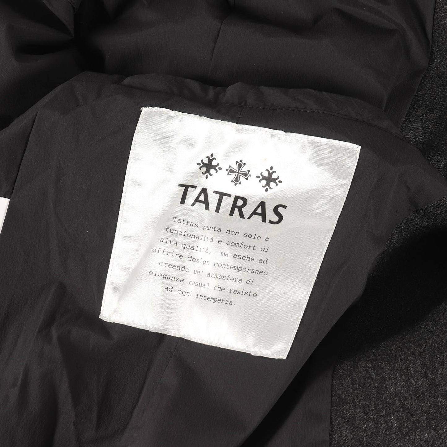 MELINI サキソニー カシミヤ混 ウール ダウンジャケット