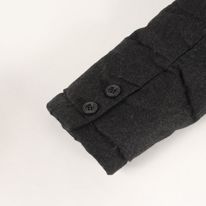 MELINI サキソニー カシミヤ混 ウール ダウンジャケット