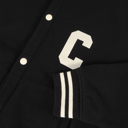 22AW カレッジロゴ スウェット テディ ジャケット