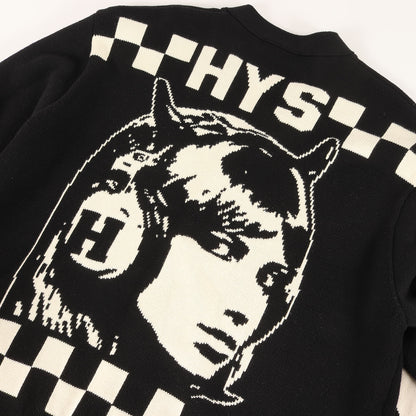 25SS IN THE STUDIO編込 カーディガン (02251ND01)