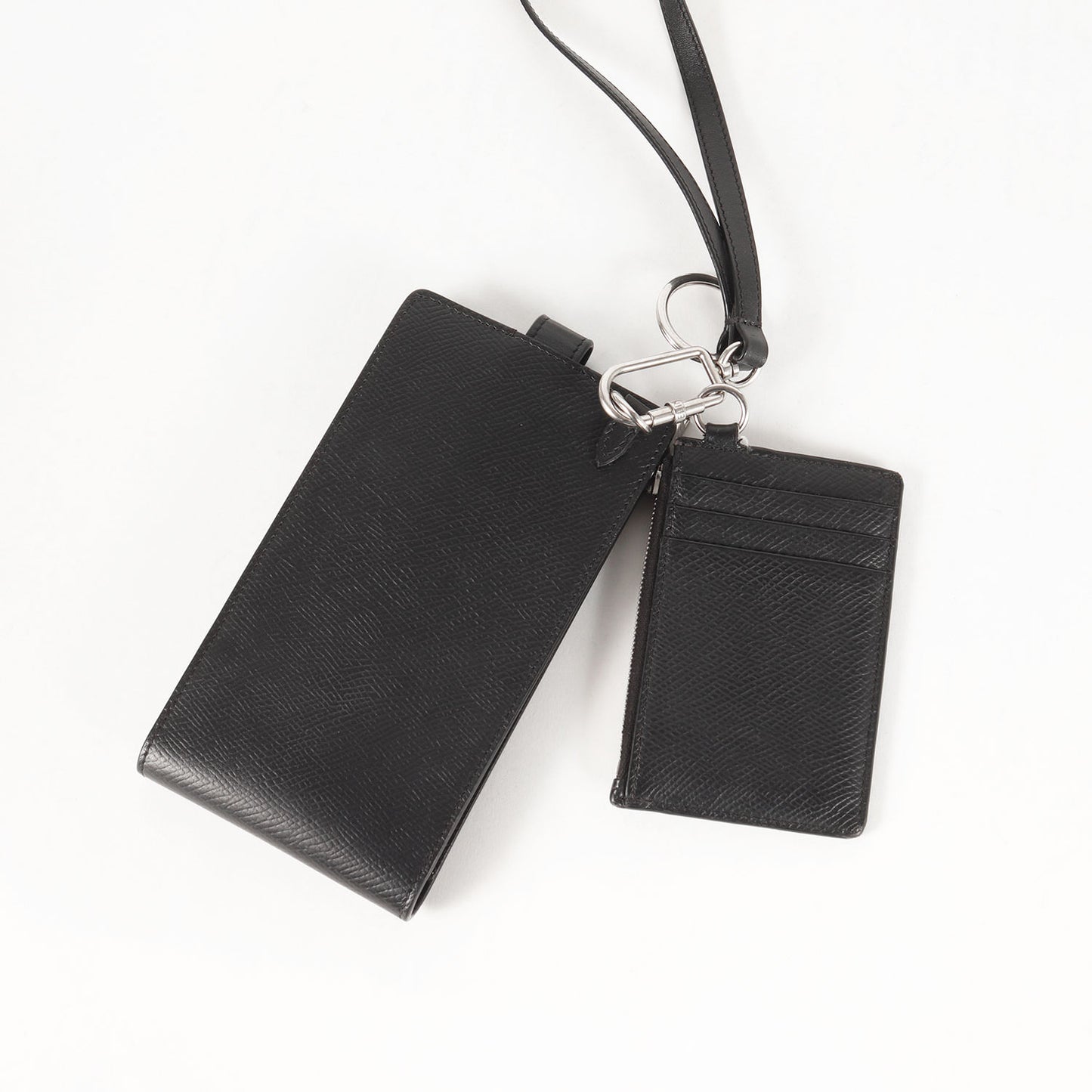 カードケース付き レザー ショルダー フォンケース