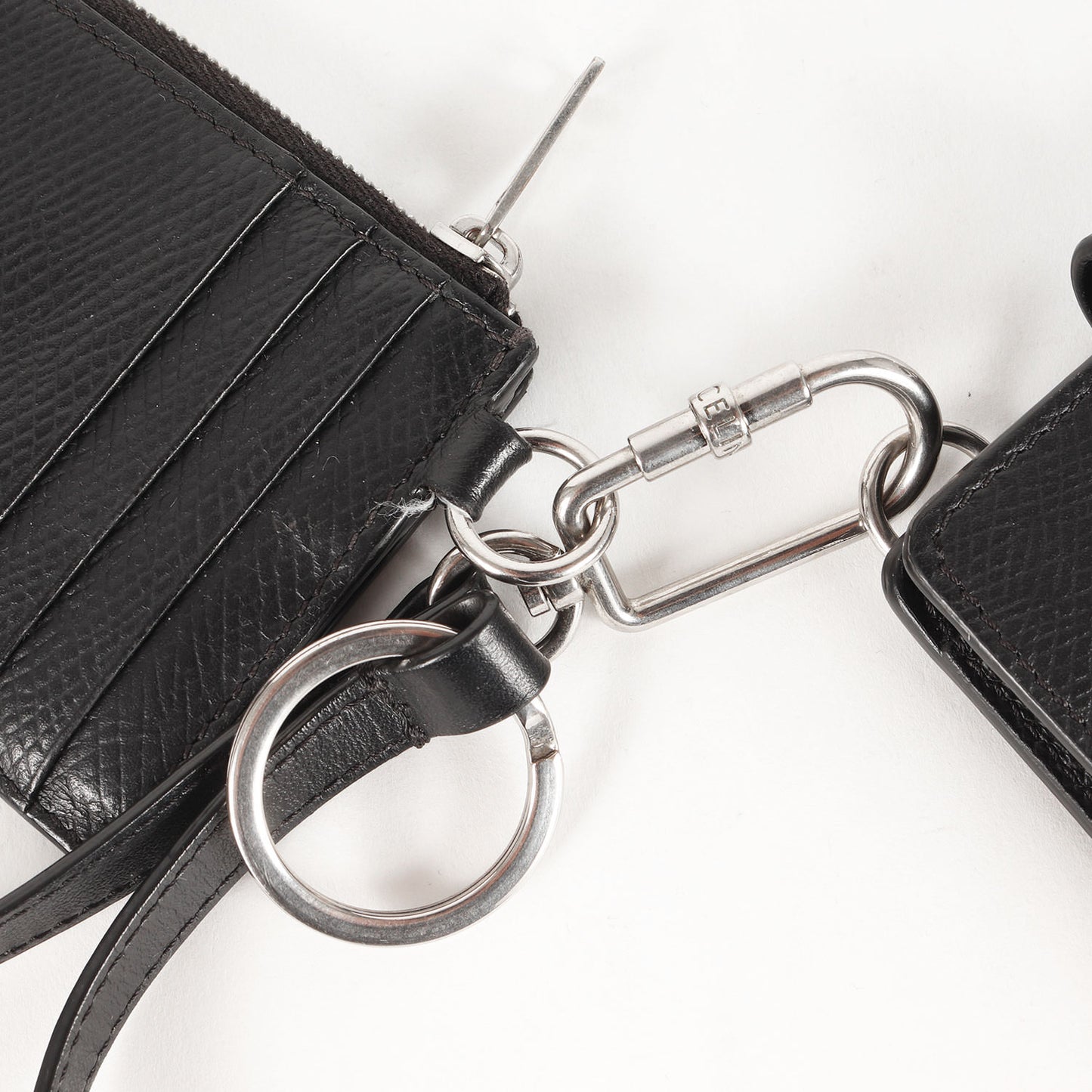 カードケース付き レザー ショルダー フォンケース