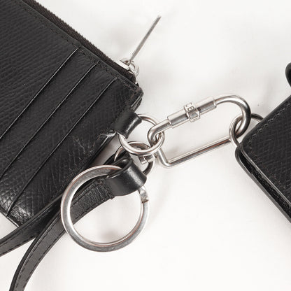 カードケース付き レザー ショルダー フォンケース