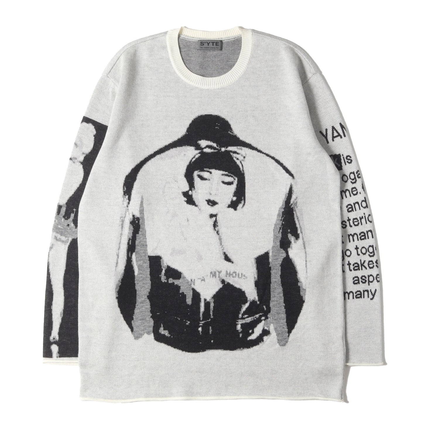 22AW × ツエムラサエコ COME ON A MY HOUSE ジャガード ニット セーター