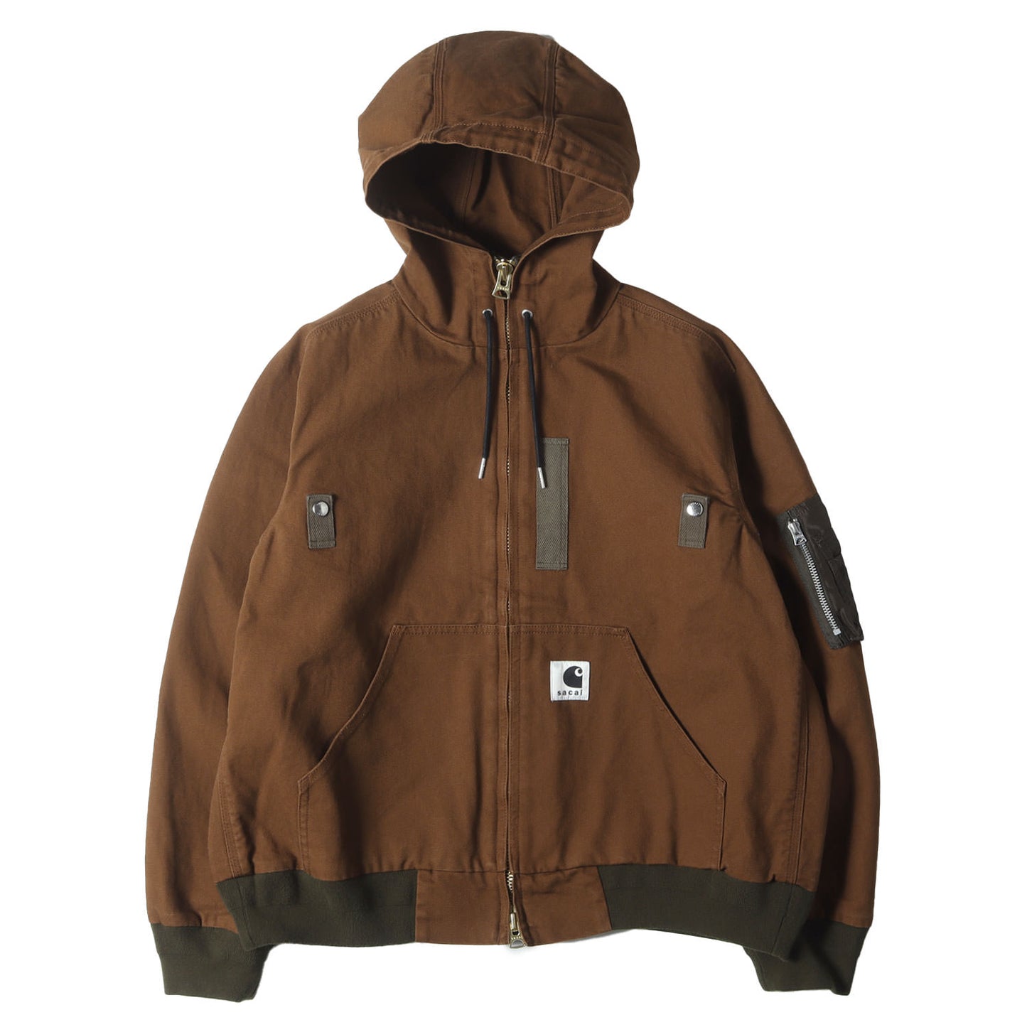 25AW × Carhartt WIP ウォッシュド加工 ダックキャンバス ダブルジップ パーカー (Carhartt WIP Washed Duck Hooded Blouson)