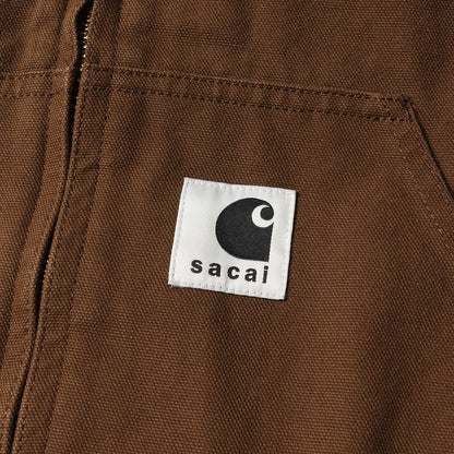 25AW × Carhartt WIP ウォッシュド加工 ダックキャンバス ダブルジップ パーカー (Carhartt WIP Washed Duck Hooded Blouson)