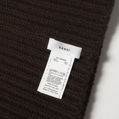 25AW × Carhartt WIP リブ ニット ネックウォーマー (Wool Knit Neck Warmer)