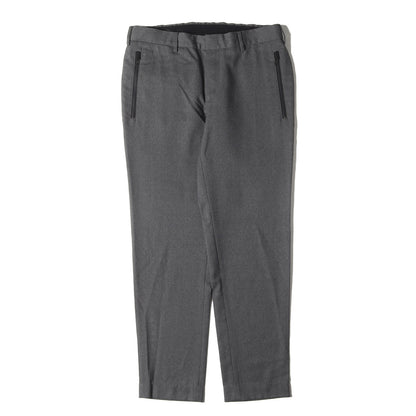 23SS テクノウォッシャブル ウール サキソニー トラウザー パンツ (Active LAMDA ノープリーツ スラックス)