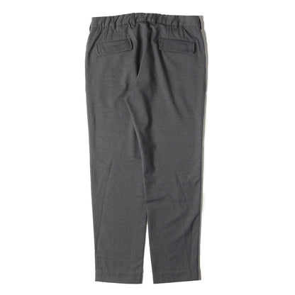 23SS テクノウォッシャブル ウール サキソニー トラウザー パンツ (Active LAMDA ノープリーツ スラックス)