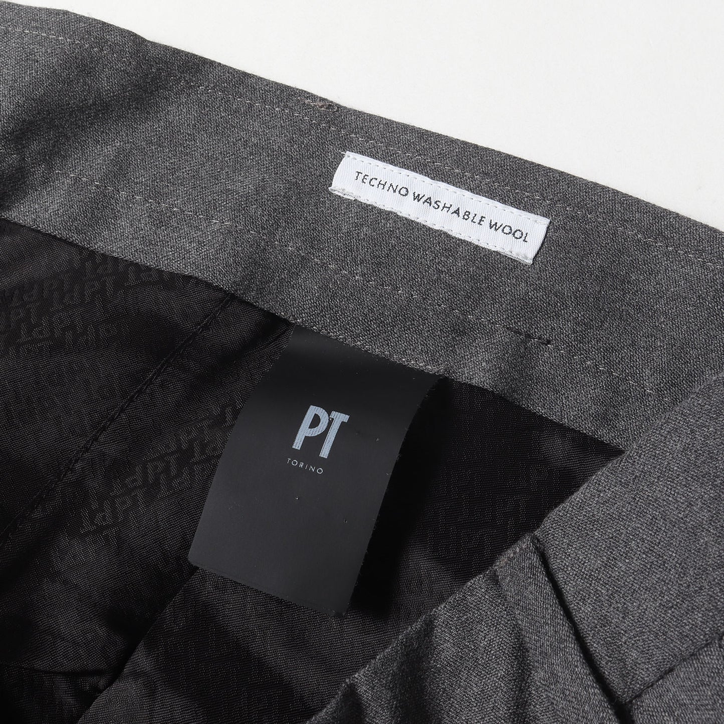 23SS テクノウォッシャブル ウール サキソニー トラウザー パンツ (Active LAMDA ノープリーツ スラックス)