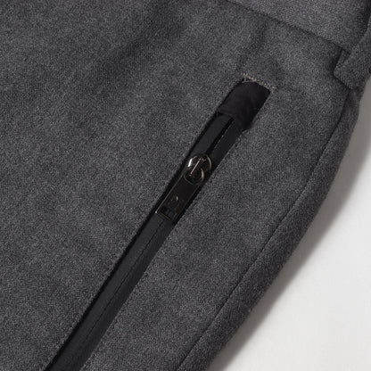 23SS テクノウォッシャブル ウール サキソニー トラウザー パンツ (Active LAMDA ノープリーツ スラックス)