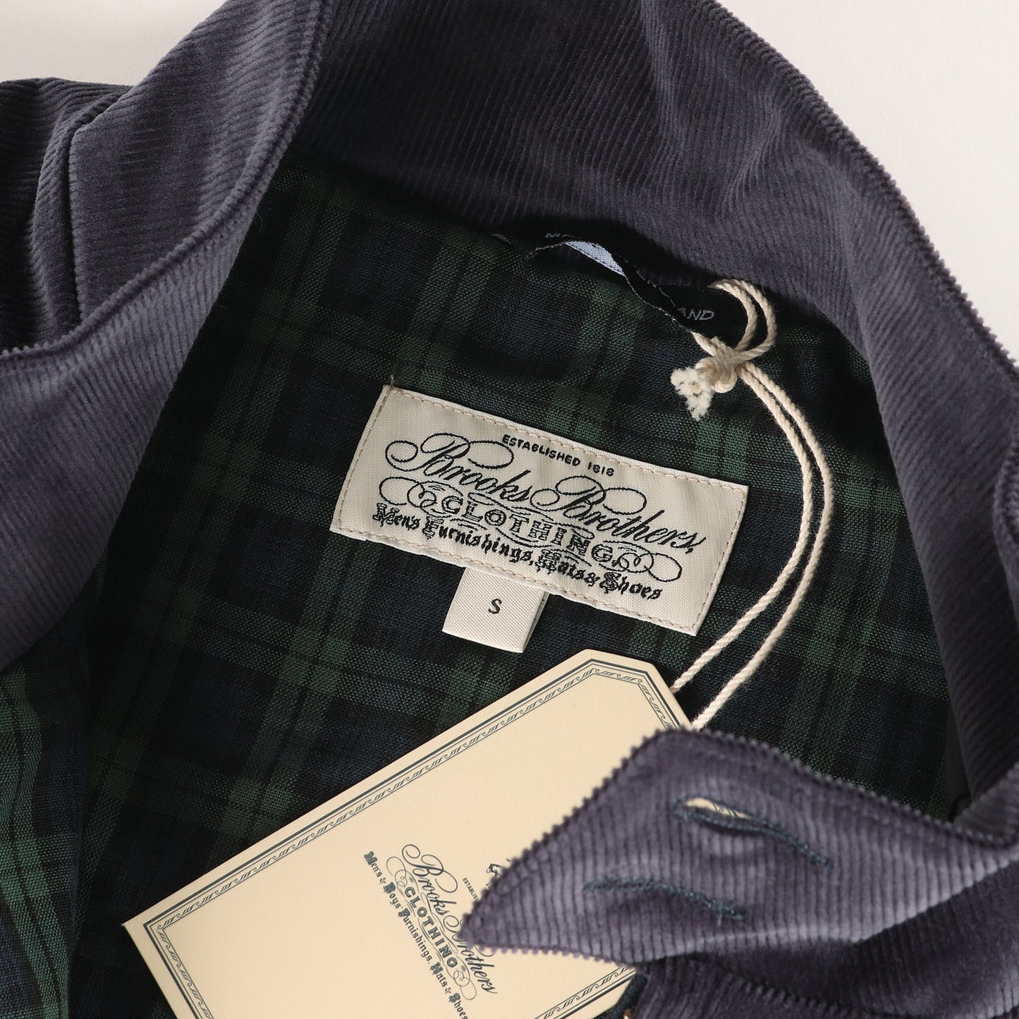 24AW × CORBYS ストレッチ コーデュロイ ハリントン ジャケット / MADE IN ENGLAND