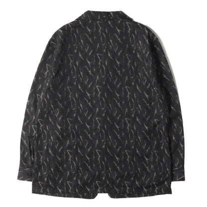 25SS ジオメトリック ジャガード 3B ジャケット (Pen Jacket Deer Horn Camo Jacquard)